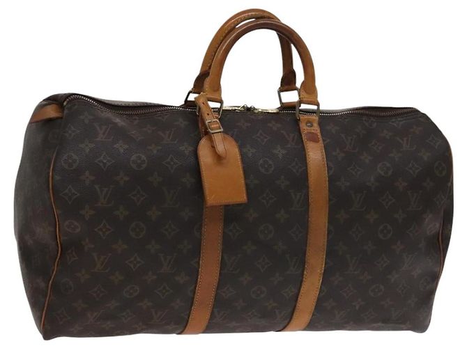LOUIS VUITTON Monogram Keepall 50 Bolsa Boston M41426 LV Auth ar13304 Monograma