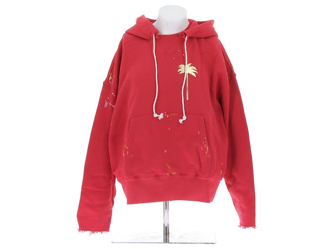 PALM ANGELS Strickwaren & Sweatshirts T.International XL Baumwolle Rot
