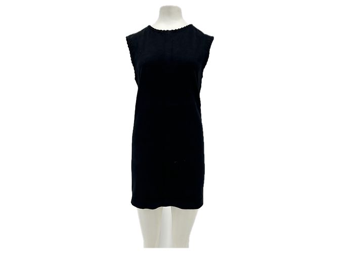 IRO Kleid T.FR 34 Leder Schwarz