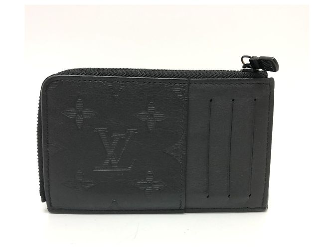 Monedero Monogram Shadow Louis Vuitton Negro