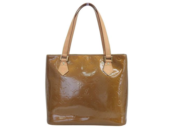 Sac à main Houston en Monogram Vernis de Louis Vuitton Bronze