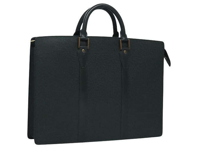LOUIS VUITTON Taiga Porta Documentos Rozan Bolsa Épicea M30054 LV Auth BD388