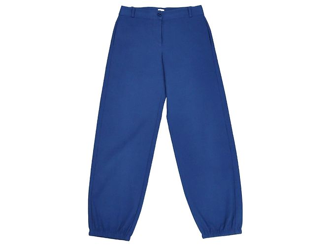 Hermès Pantalones HERMES T.FR  Algodón Azul