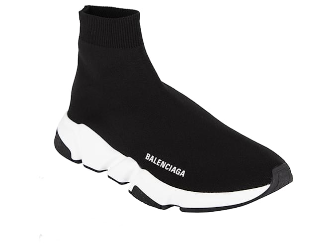 BALENCIAGA Black Speed Sneakers Polyester  ref.2089633