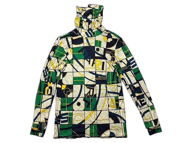 Collo alto in seta Hermès Multicolore