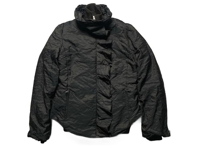 Weekend Max Mara Black Polyamide Double Layer Jacket