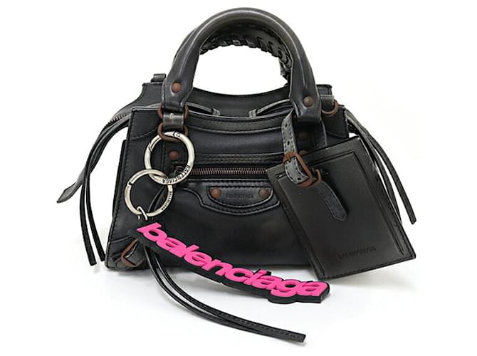 Balenciaga Neo Classic City Mini Handbag Black Leather  ref.2090421
