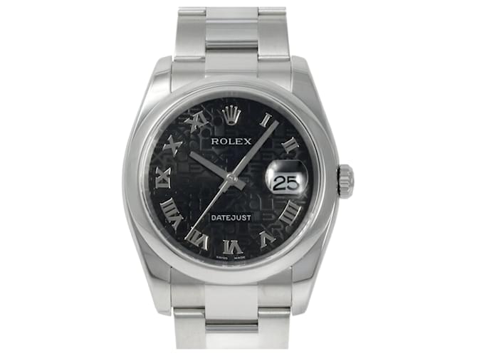 Rolex Datejust 36 116200 Black Roman Dial Watch  ref.2090631