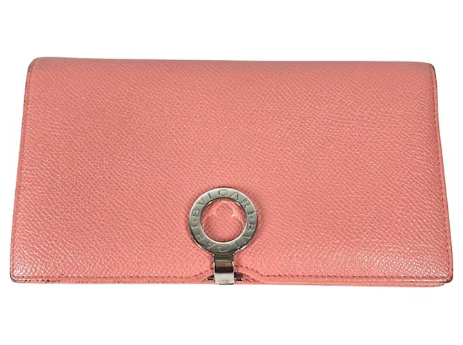 Bulgari Bvlgari bvlgari Pink Leather  ref.2091606