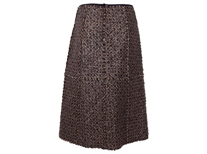 Tory Burch Sequin Embellished Wool Skirt - '10s Purple