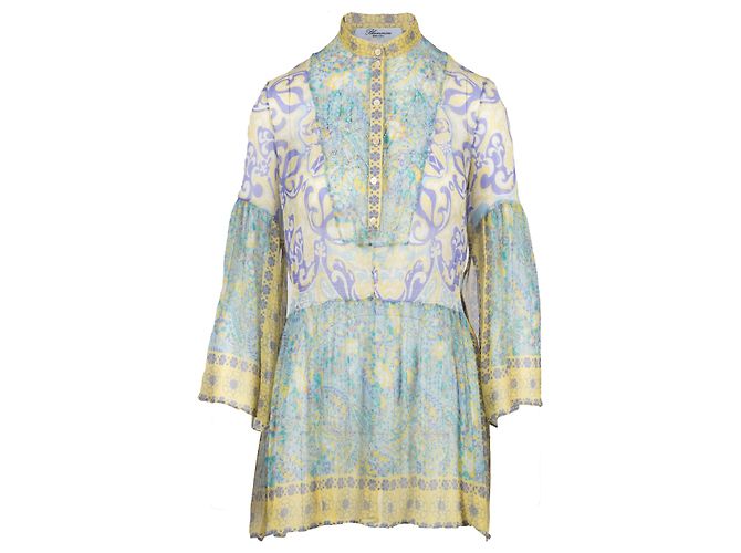 Top adornado com contas Blumarine - anos 2000 Multicor
