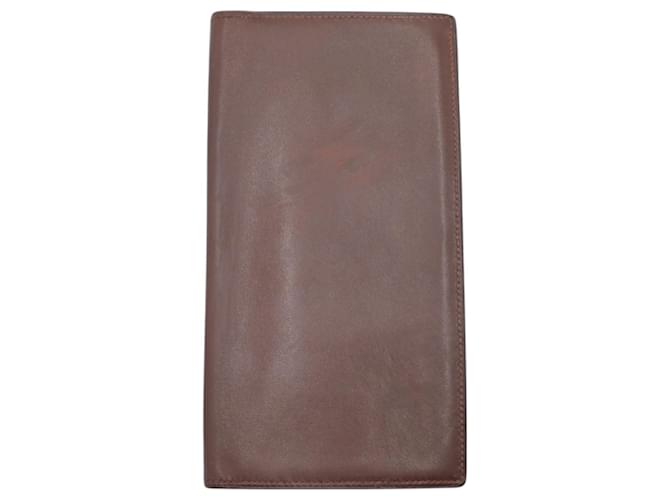 Hermès Hermes Citizen Twill Camel Brown Leather Billfold Bi-fold Wallet  ref.2092315