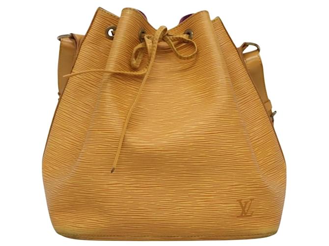 Noe Louis Vuitton Noé Yellow Leather  ref.2093092