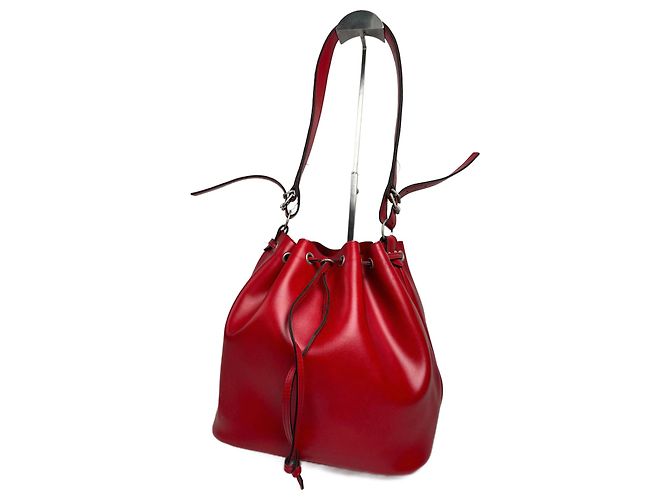 Comme Des Garcons Vintage Comme Des Garçons Schulter-Eimer-Tasche rot