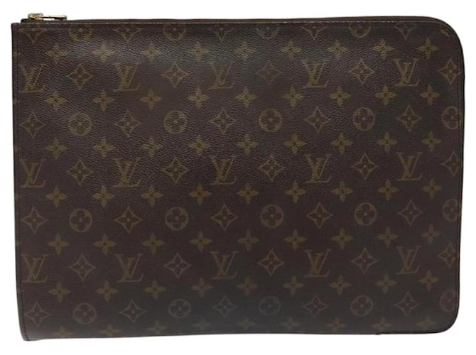 Louis Vuitton Document Holder Brown Cloth  ref.2093935