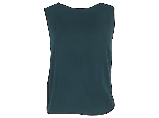 Sandro Sleeveless Blouse in Green Viscose Cellulose fibre  ref.2094213