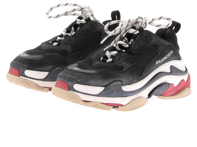 Zapatillas BALENCIAGA T.EU 37 Cuero Negro