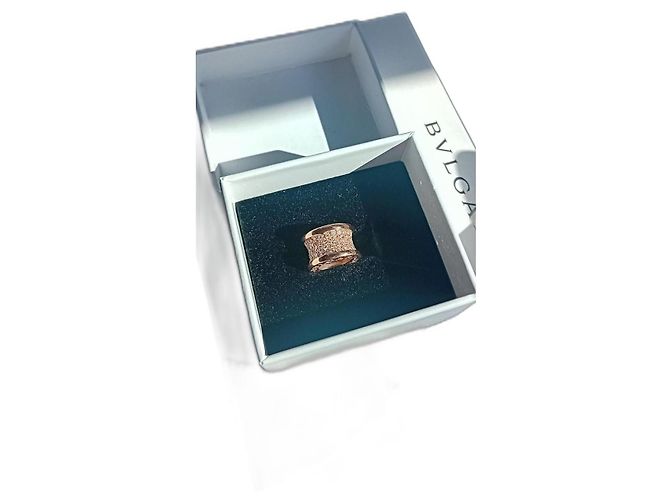 Autre Marque Bulgari B-Zero1 Diamant Anhänger Halskette 18K Roségold Golden
