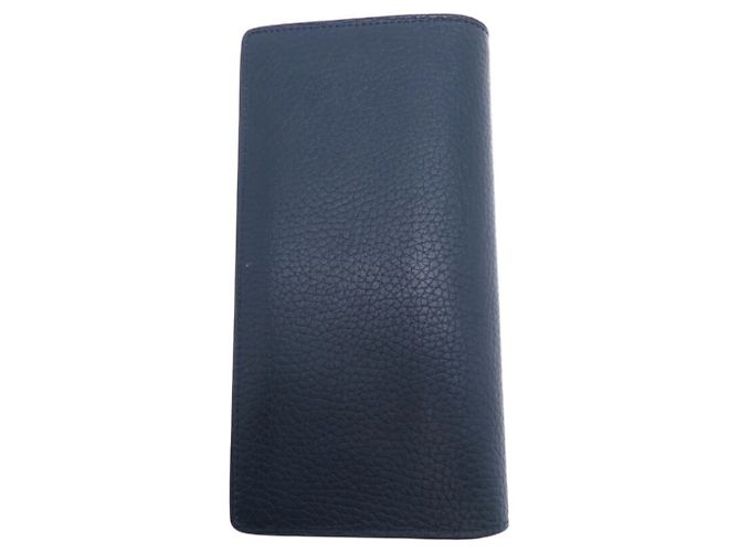 Portafoglio Lungo Brazza da Uomo di Louis Vuitton Blu