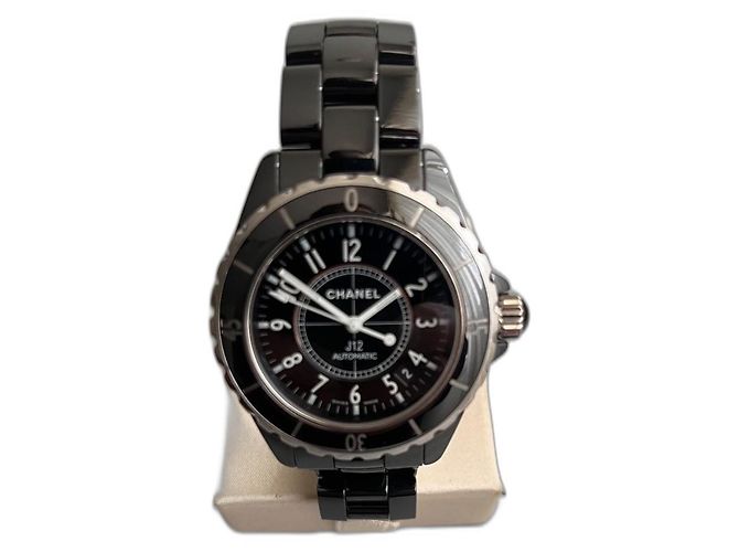Chanel J12 Automatic Black Ceramic Watch 38mm
