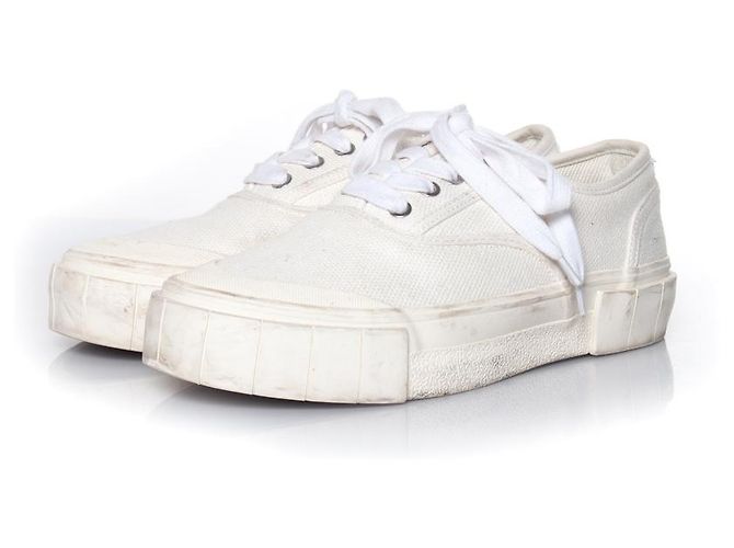 Autre Marque Good news, white platform trainers