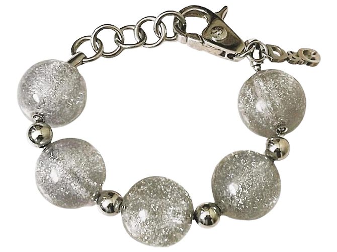 Pulseira DOLCE & GABBANA com bola de prata satinada