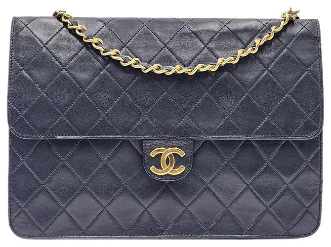 Chanel Timeless Classic Quilted Single Flap Black