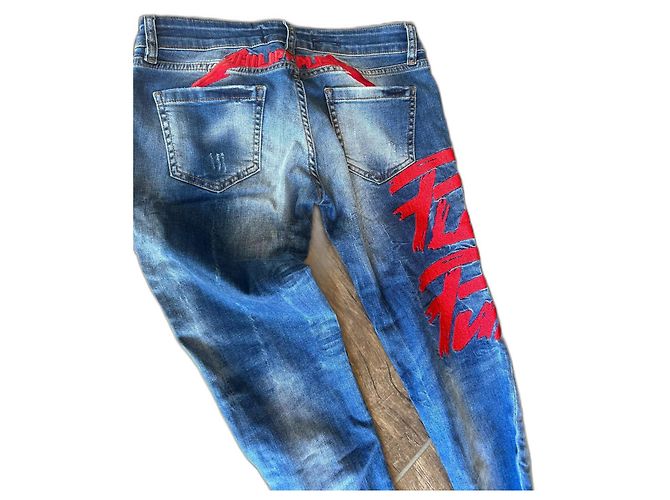 Pantaloni 3.1 Phillip Lim Amnesia Blu Navy Cotone