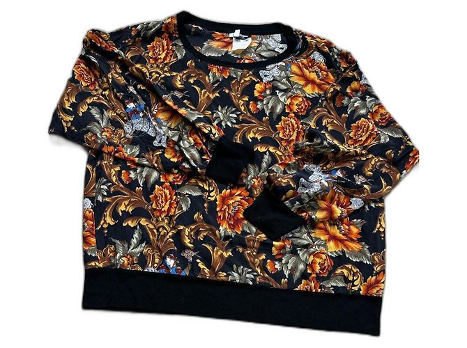 Salvatore Ferragamo Seidenbluse mehrfarbig