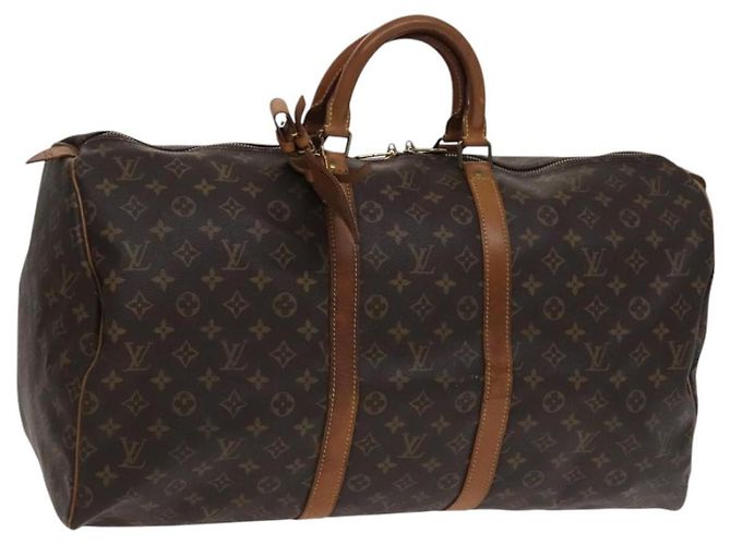 LOUIS VUITTON Monogram Keepall 55 Sac de Boston M41424 LV Auth EC040 Monogramme