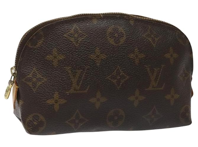 LOUIS VUITTON Monogram Pochette Cosmetic PM Cosmetic Pouch M47515 LV Auth KD009 Cloth  ref.2096070