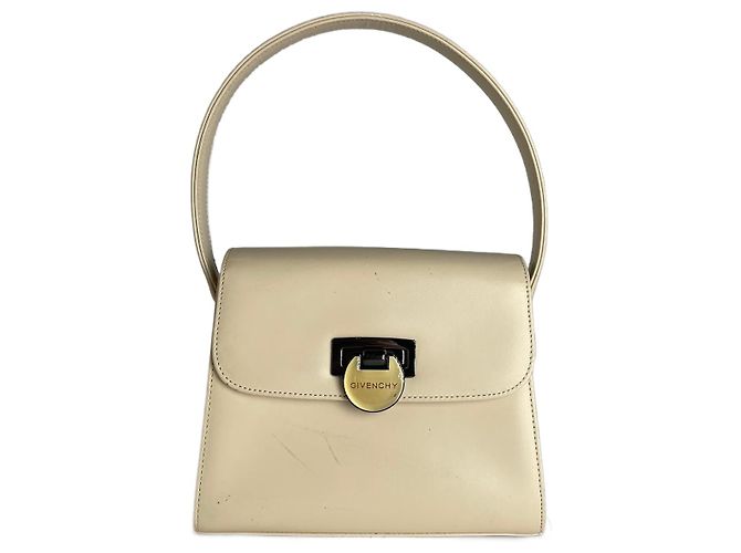 Sac en cuir Antigona vintage Givenchy beige