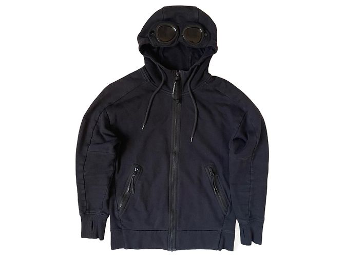 CP Company Schwarze C.P. Company Zip-Hoodie, Größe XS.