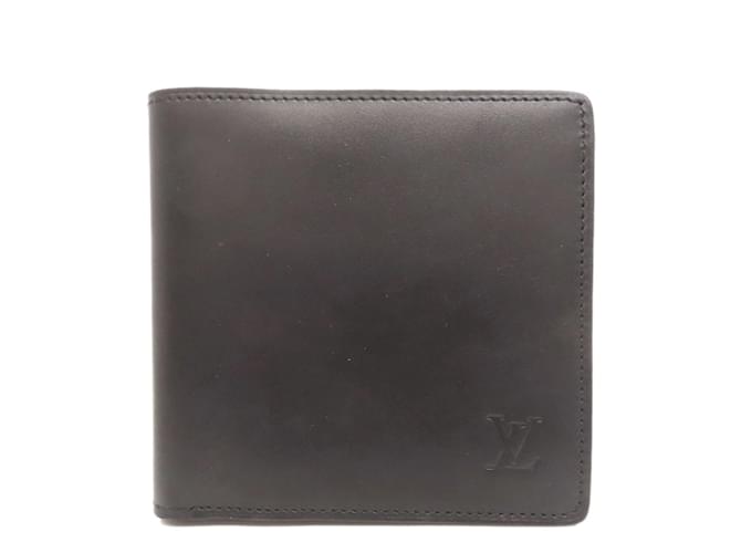 Louis Vuitton M85016 Portefeuille Marco Bi-fold Wallet Black Leather  ref.2096329