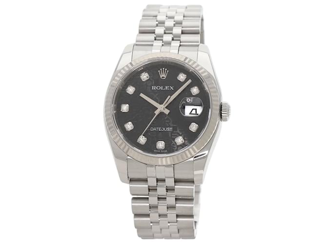 Rolex 116234G Datejust 10P Diamond Watch  ref.2096335