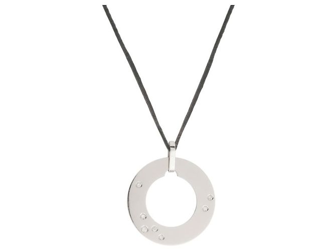 Dinh Van Collar Cible en oro blanco de 18 quilates