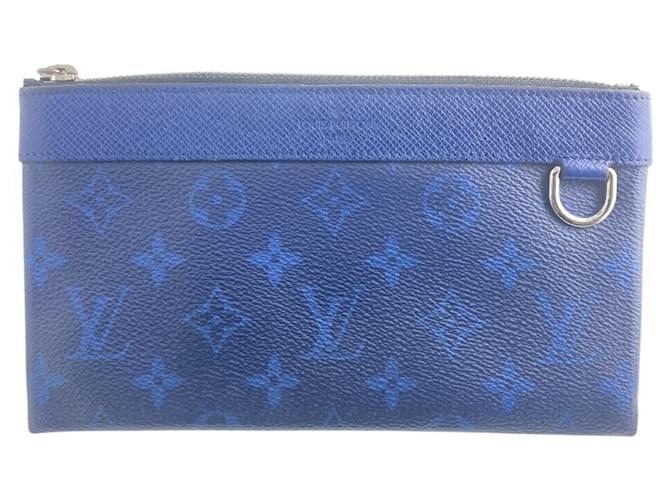 Louis Vuitton Discovery Navy blue Cloth  ref.2100466