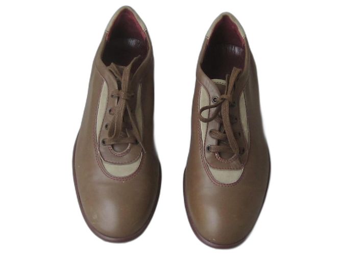Scarpe da golf Tod's in pelle taupe