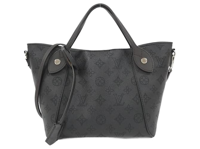 Louis Vuitton Mahina Hina PM Handbag Black Leather  ref.2101599