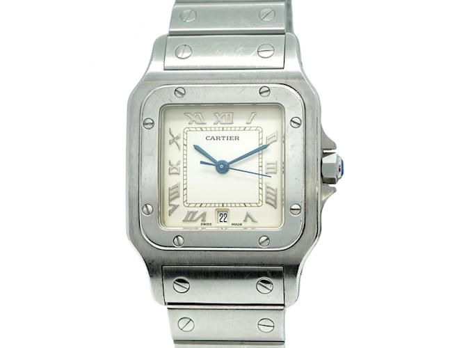Cartier Santos Galbe 1564 Ivory Dial Watch for Men  ref.2101707