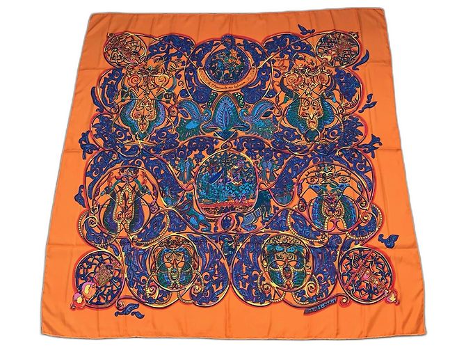 Hermès A charmosa com os animais Laranja