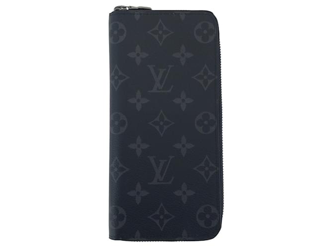 Louis Vuitton Zippy Wallet Vertical Black Cloth  ref.2102251