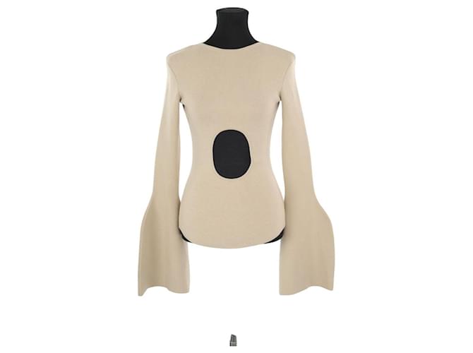 Autre Marque Top beige Viscose  ref.2102276