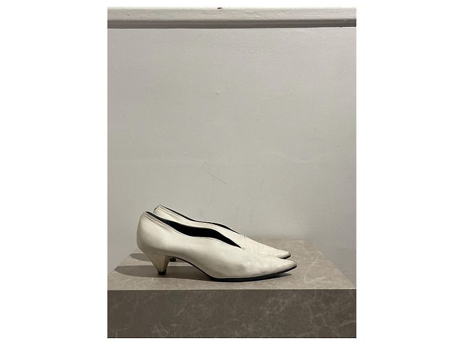 Céline CELINE Heels T.EU 38 Leather White