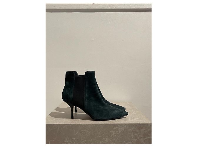 Céline Botas ankle CELINE T.EU 38 Camurça Verde