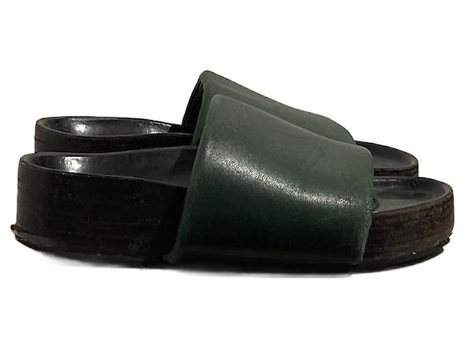 Céline CELINE Sandalen T.EU 37 Leder Grün
