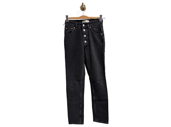 Jeans BALENCIAGA T.FR 34 Algodón Negro