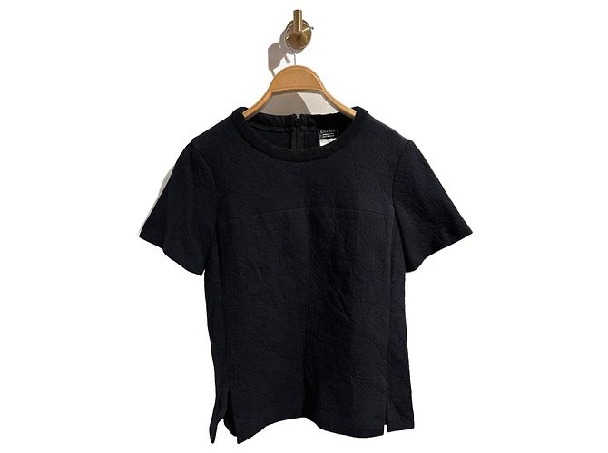 CHANEL Tops T.International L Cotone Nero