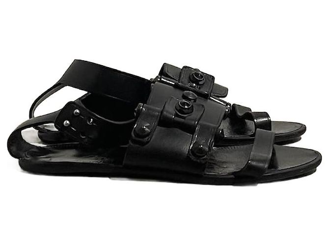 Sandali LANVIN T.EU 37 Pelle Nero
