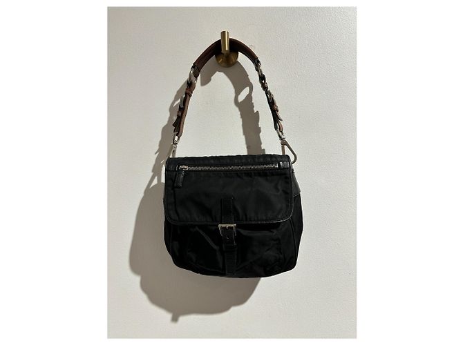 Double Bolsos PRADA T. Sintético Negro